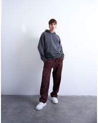 TOPMAN - Heavyweight Straight Leg Sweatpants - Lyst
