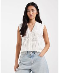 ONLY - Débardeur au crochet - Lyst