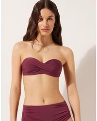Calzedonia - Fuller Bust Padded Bandeau Bikini Top Indonesia - Lyst