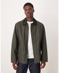 ARKET - Waxed Cotton Jacket With Contrast Cord Collar - Lyst