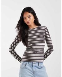 ASOS - Soft Crew Neck Long Sleeve Top - Lyst