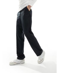ASOS - Pantalon élégant coupe droite à taille haute - Lyst