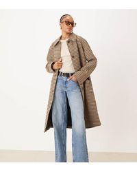 ASOS - Asos Design Tall Quilt Lined Mid Length Coat - Lyst