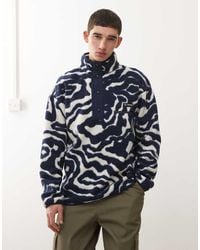 Columbia - Helvetia Half Snap Fleece Swirl Print - Lyst