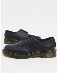 Dr. Martens - Vegan - Plattte Schoenen Met 1461 3 Veteroogjes - Lyst