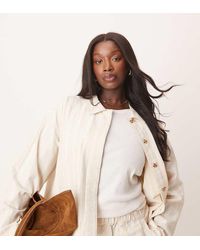 ASOS - Asos Design Curve Jacket With Pocket Detail Co-ord - Lyst