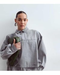 ARRANGE - Curve Denim Oversized Shirt - Lyst