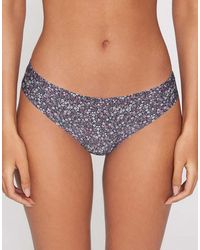 Tezenis - Laser-Cut Microfibre Brazilian Briefs - Lyst