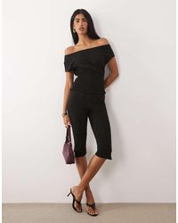 ASOS - Co-ord Broderie Capri Pant - Lyst
