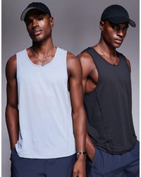 4505 - – icon – 2er-pack sport-t-shirts aus schnelltrocknendem netzstoff - Lyst