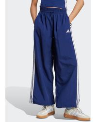 adidas - Essentials 3-Stripes Lifestyle Woven Parachute Tracksuit Bottoms - Lyst