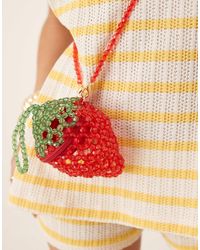 River Island - Beaded Strawberry Bag - Lyst