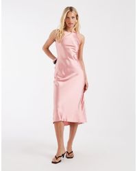 & Other Stories - Bias Cut Satin Midi Dress - Lyst
