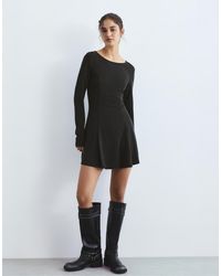 Pull&Bear - Short Dress With Fluid Hem - Lyst