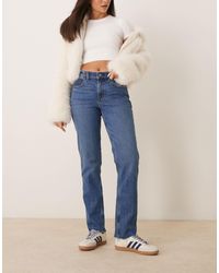 Abercrombie & Fitch - – curve love – straight jeans - Lyst