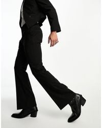 ASOS - Skinny Flare Suit Trouser - Lyst