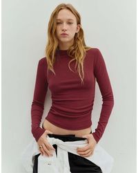 Pull&Bear - High Neck Top - Lyst