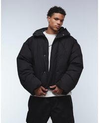 ASOS - Oversized Hooded Puffer Jacket - Lyst