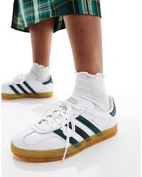 Adidas originals gazelle sneakers in lilac with dark gum sole hot sale