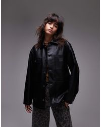 Carhartt - – michigan – jacke aus kunstleder - Lyst