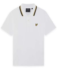 Lyle & Scott - Ss Polo Shirts Tipped Track Polo Shirt - Lyst