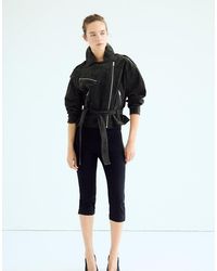 Stradivarius - 100% Leather Biker Jacket - Lyst