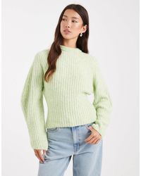 ASOS - – taillierter pullover aus rippstrick - Lyst