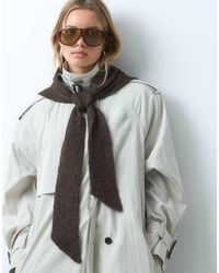 ASOS - Sciarpa A Triangolo Larga Color Cioccolato - Lyst