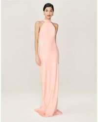 OMNES - Dresses Milos Halterneck Maxi Dress With Sash Detail - Lyst