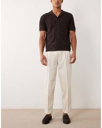 ASOS - Smart Pleated Oversized Tapered Trousers - Lyst
