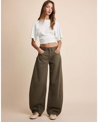 Stradivarius - Low-rise Balloon Jeans - Lyst