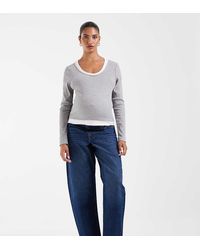ASOS - Asos Design Maternity Slim Barrel Jeans - Lyst