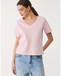 Stradivarius - T-Shirt Van Zware Stof - Lyst
