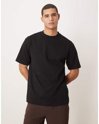 ASOS - Premium Interlock Relaxed T-shirt - Lyst