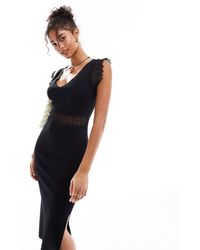 Morgan - – midikleid aus strick - Lyst