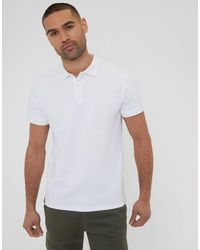 Threadbare - Textured Cotton Rich Polo Shirt - Lyst