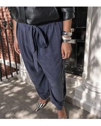 ASOS - Asos Design Curve Soft Cargo Balloon Trousers With Belt - Lyst