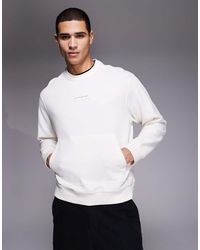 ARMANI EXCHANGE - Sweatshirt With Chest Logo - Lyst