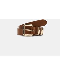 Stradivarius - Basic Belt With Square Buckle - Lyst
