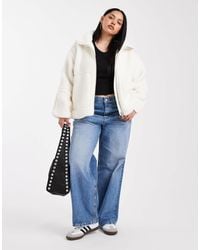 ONLY - Teddy Borg Jacket - Lyst