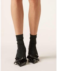 Calzedonia - Glitter Ribbed Socks - Lyst