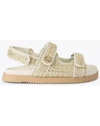 Kurt Geiger - Kgl Brixton Lock Sandal Flat Sandals - Lyst