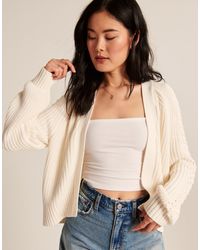 Abercrombie & Fitch Cardigan - Natural