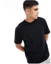 ASOS - Relaxed Fit Textured Rib T-shirt - Lyst