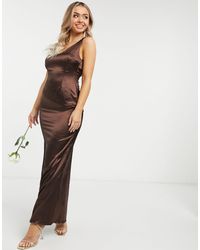 TFNC London Vestito lungo - Marrone