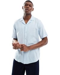 Only & Sons - Chemise coupe carrée avec col à revers - clair - Lyst