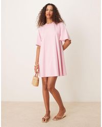 ASOS - T Shirt Swing Mini Dress - Lyst