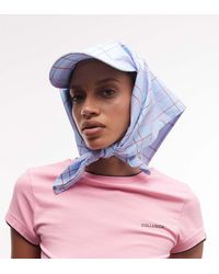 Collusion - Foulard A Quadri Con Dettaglio Stile Cappellino - Lyst