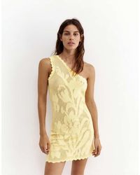 Pull&Bear - Vestito Asimmetrico Con Cut-Out E Stampa Floreale - Lyst