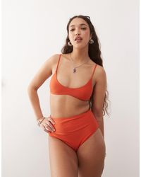 Collusion - Mix And Match High Waisted Bikini Bottom - Lyst